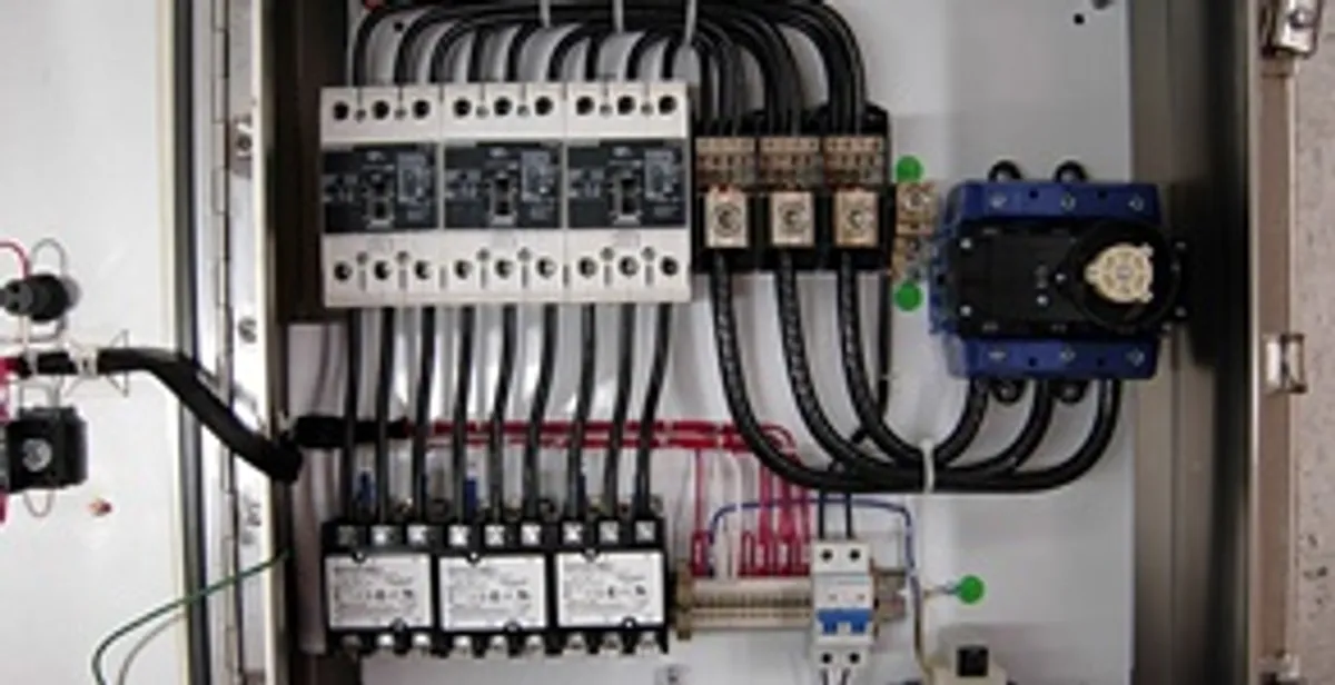 Electrical panel installation with organized circuit breakers and wiring in Columbia, SC
