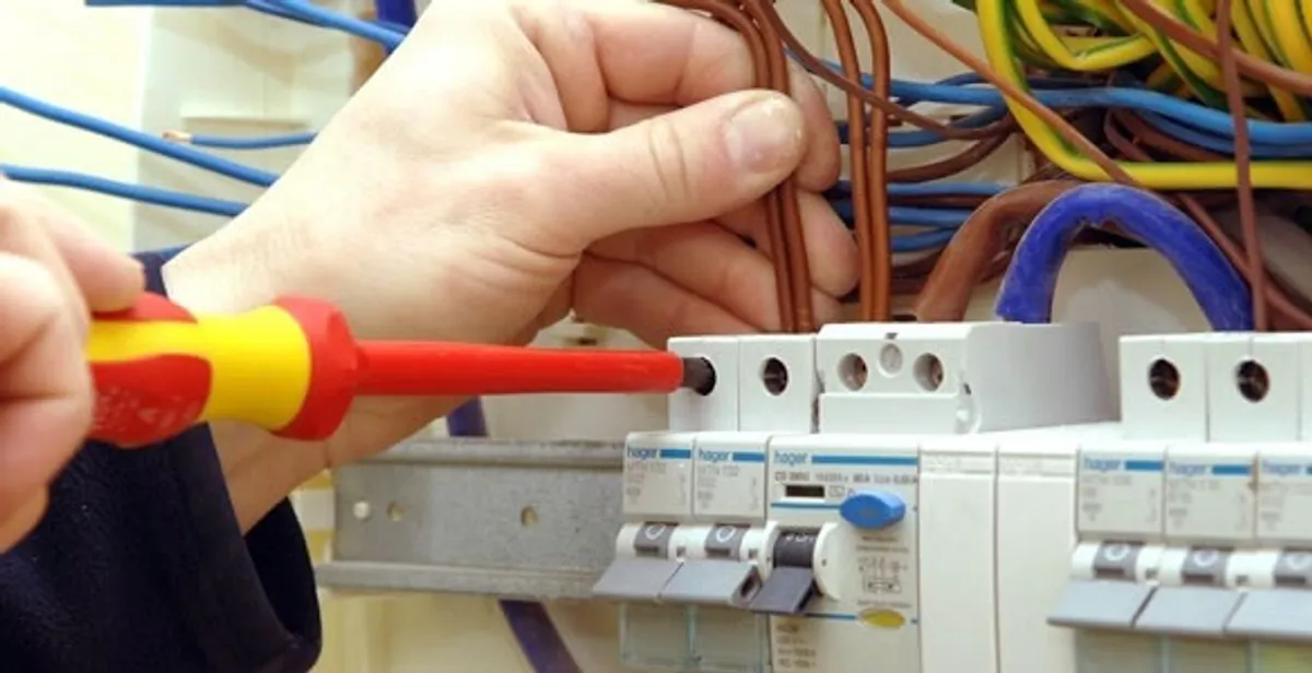 electrician services performing professional electrical panel wiring and connections in Columbia, SC