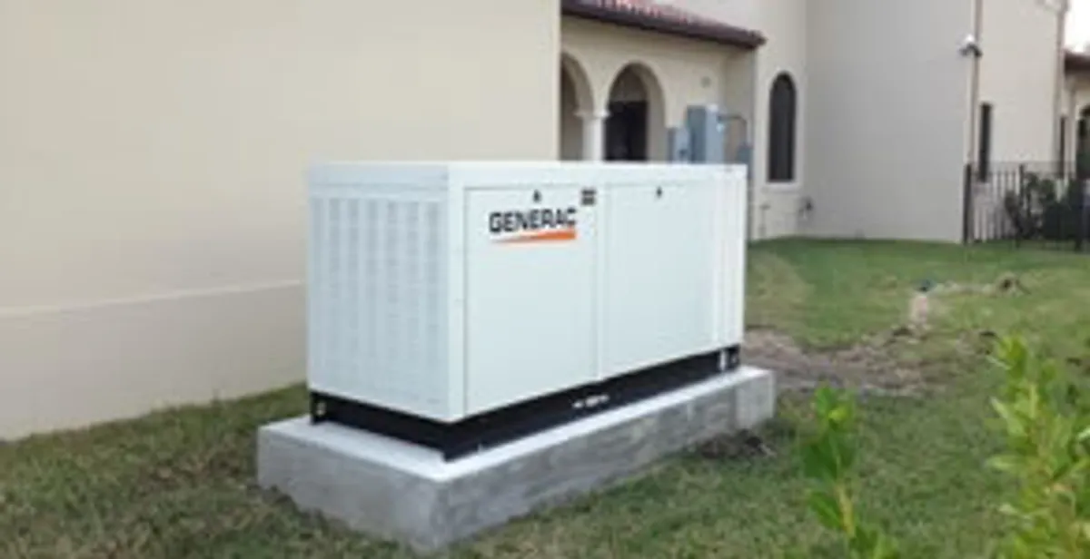 generator installation service showing standby generator professionally installed for residential power backup in Columbia, SC