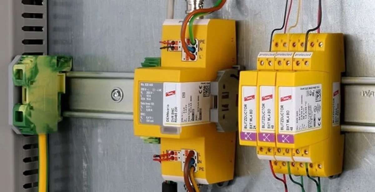 lightning surge protection system with surge suppressors installed by electrical service professionals in Columbia, SC