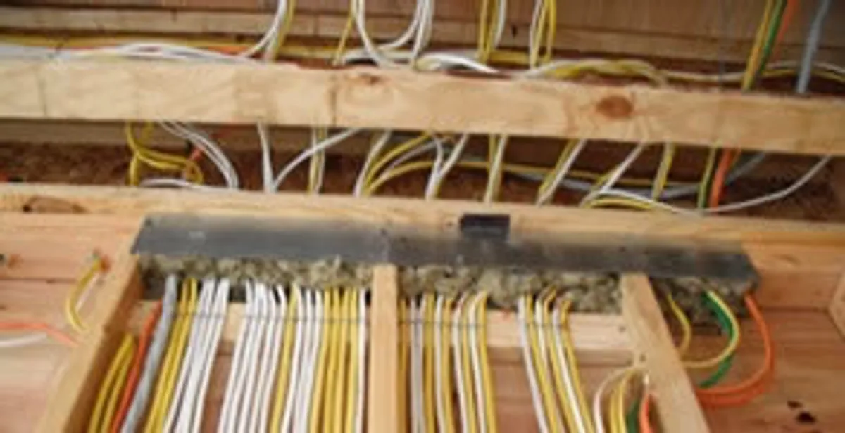 new construction wiring services with organized electrical rough-in performed by licensed electricians in Columbia, SC