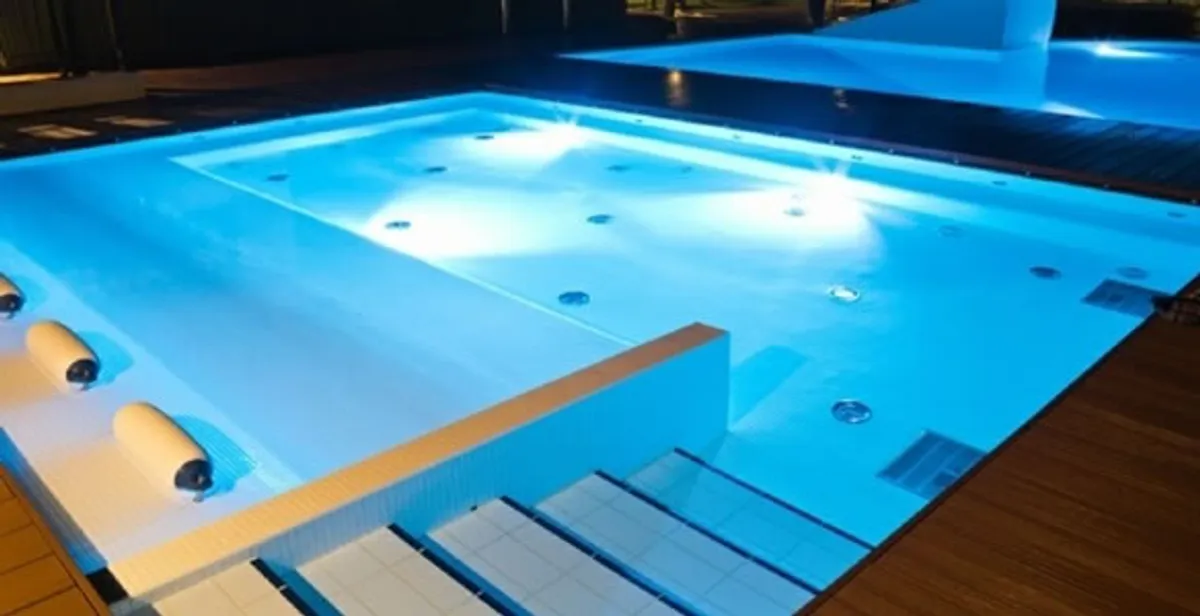 pool light installation and repair services providing modern illuminated pool lighting in Columbia, SC