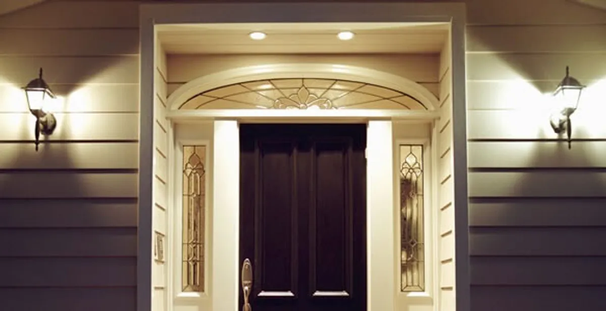 security light installation services with professionally installed entryway lighting in Columbia, SC